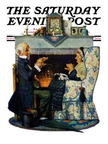 norman-rockwell-tea-for-two-or-tea-time-saturday-evening-post-cover-october-22-1928