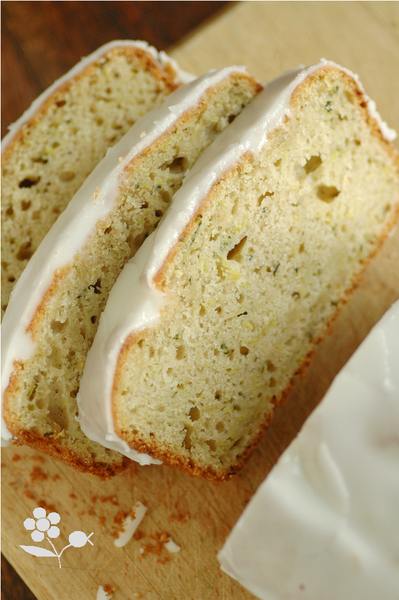 Cake citron-courgette, glaçage citron_3