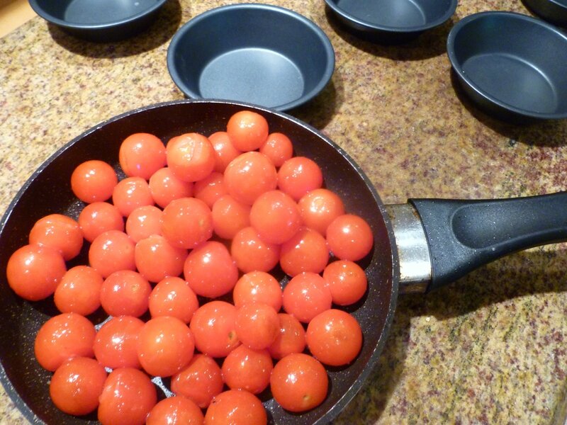Clafoutis aux tomates cerise1