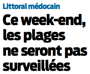 2018 04 21 Médoc plages non surveillées