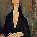 Amedeo <b>Modigliani</b> (1884-1920), Lunia Czechowska (à la robe noire), 1919