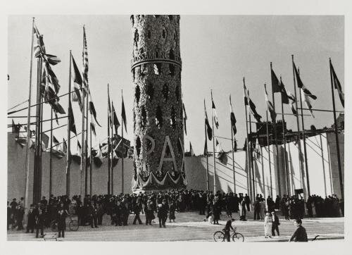 1937 expo base de la colonne de la Paix architectes Laprade & Bazin place du Trocadéro