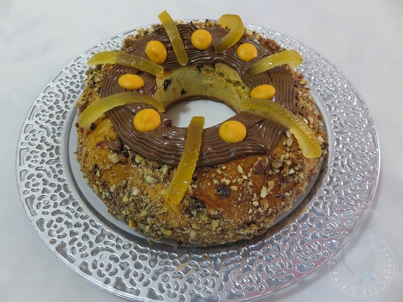 Gâteau des rois chocolat orange