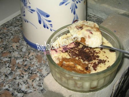 Tiramisu aux spéculoos et aux cranberries rhumés 029