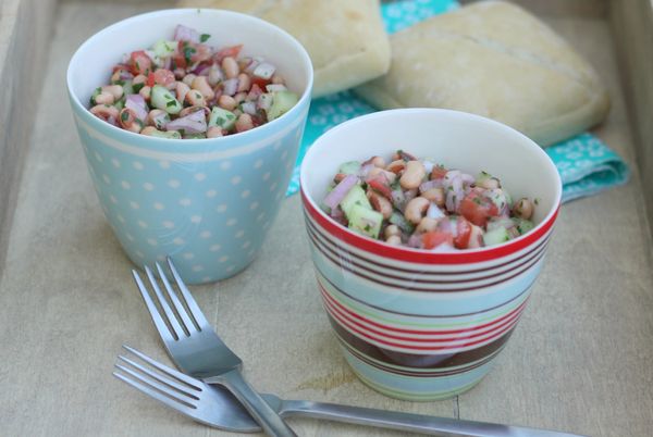 salade de haricots cornille blog chez requia cuisine et confidences