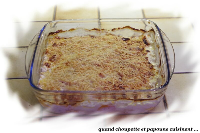 gratin de céleri, carottes et jambon-5192