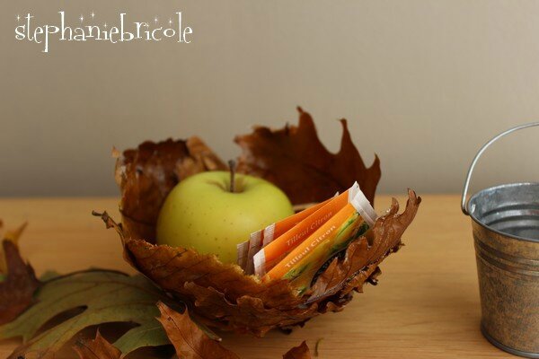 diy corbeille automne
