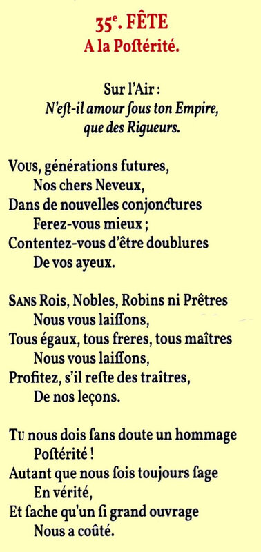 20 Fructidor Chant