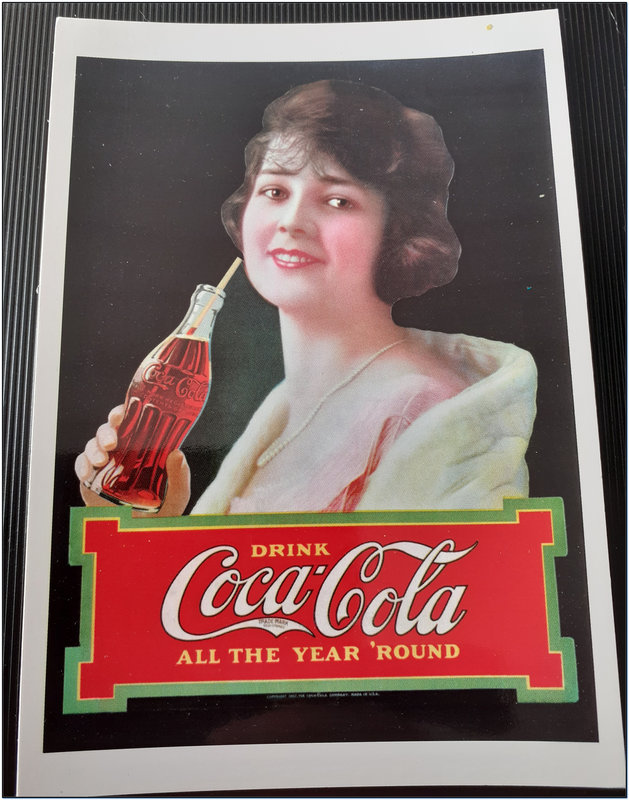 Coca cola 2382 V - Cutout 1922