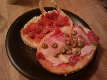 recettes Bruschetta façon pizza.