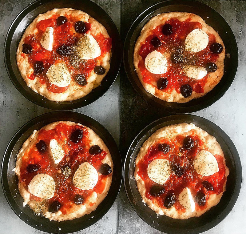 pizza avant cuisson