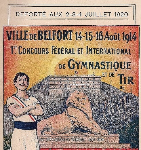 Programme Belfort Concours gymnastique 1920 p0