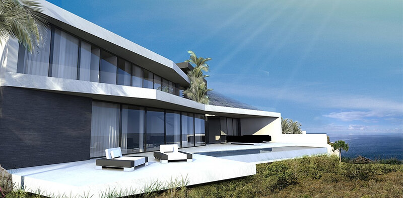 Construire une maison contemporaine sur le golf de saint tropez