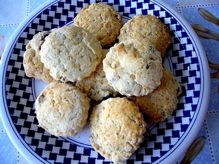 Scones raisins zeste d'orange