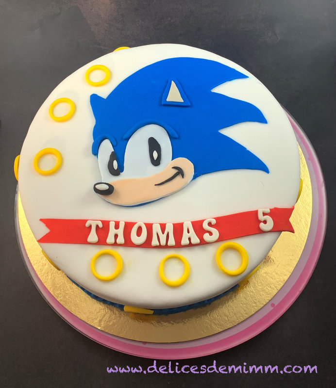 Gâteau Sonic