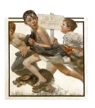 img_mg___norman_rockwell___no_swimming_154617301934