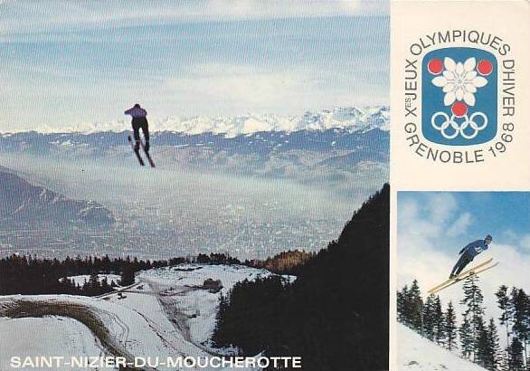 JO 1968 Grenoble CPM 16 Saint Nizier