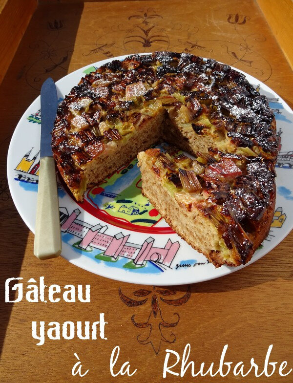 Gateau Yaourt a la Rhubarbe et Epices