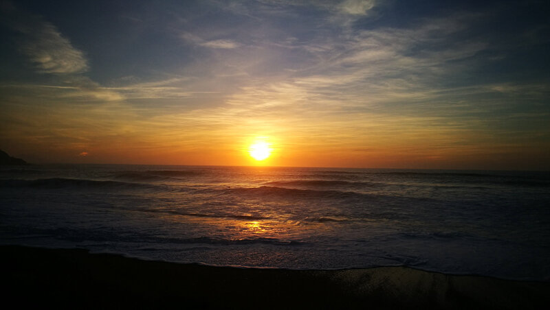 Anglet, Chambre d'Amour, fin de journée, mars 2020