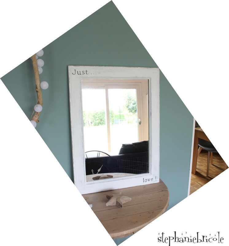 miroir relooké just love