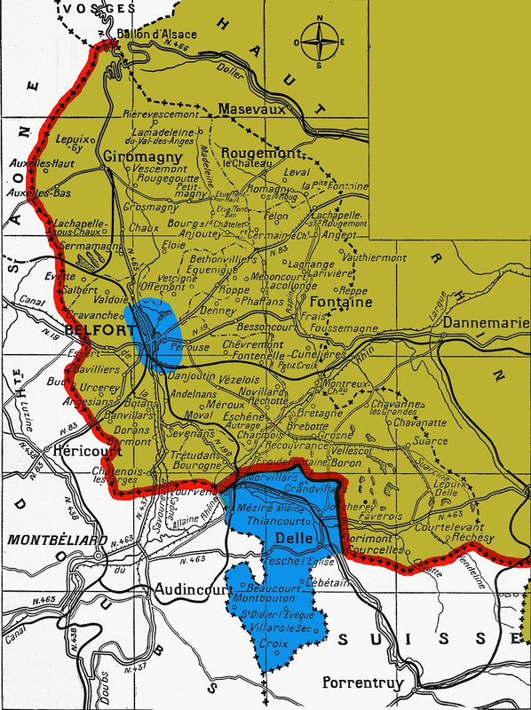 Carte annexion Etape 2 Frontière