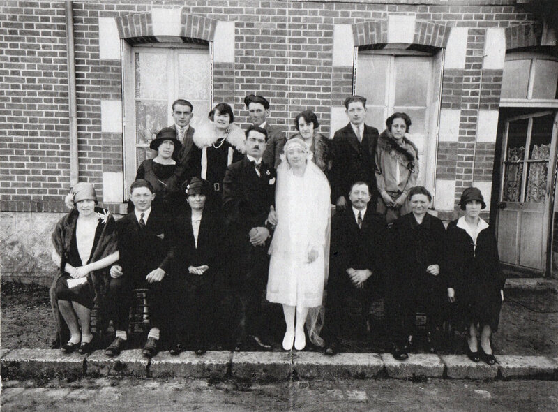 mariage René et Aimée, groupe