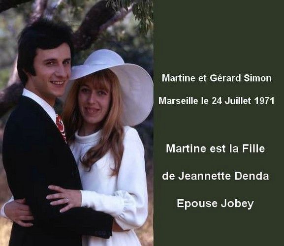 031 - Martine & Gérard Simon 1971 07 24 Marseille