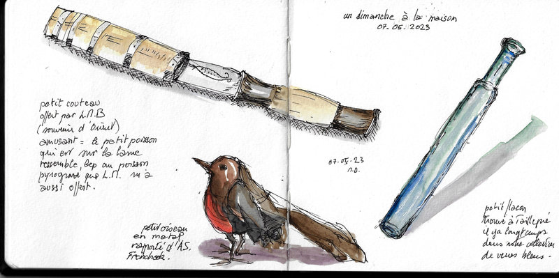 Pages de carnet 7 mai 2023