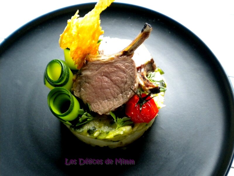 Couronne d’agneau et parmentier de courgettes (#agneausibon) 2