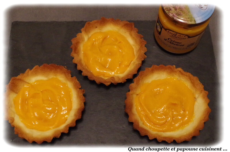 tartelettes à la crème d'abricot et à l'ananas frais-9023