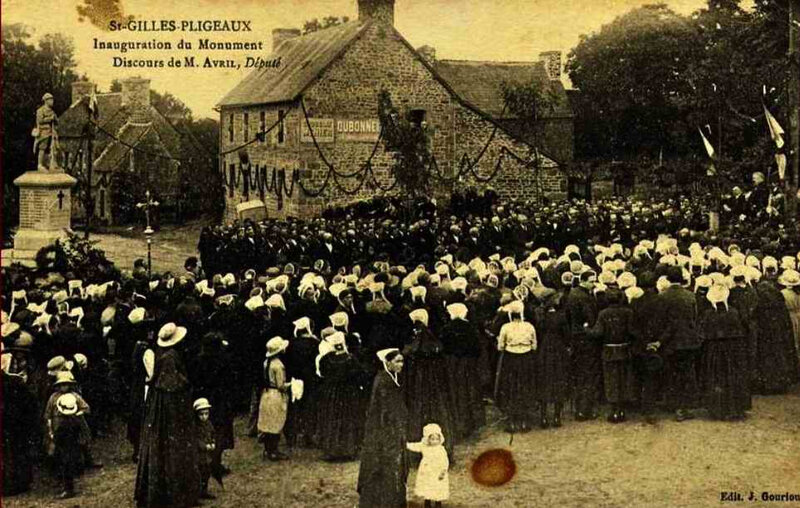 Inauguration St Gilles 23 07 1922