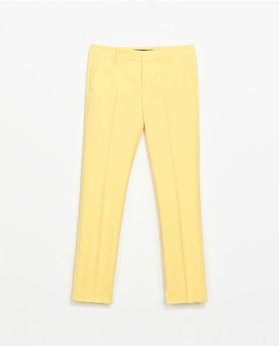 2014 0404-02 Zara Monaco - Pantalon jaune