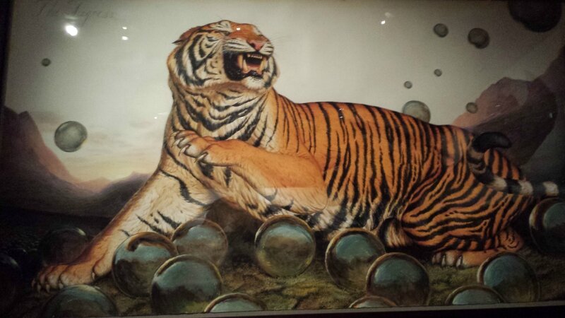 The Tigress, 2013, Aquarelle et gouache sur papier, 152,4 x 304,8 cm