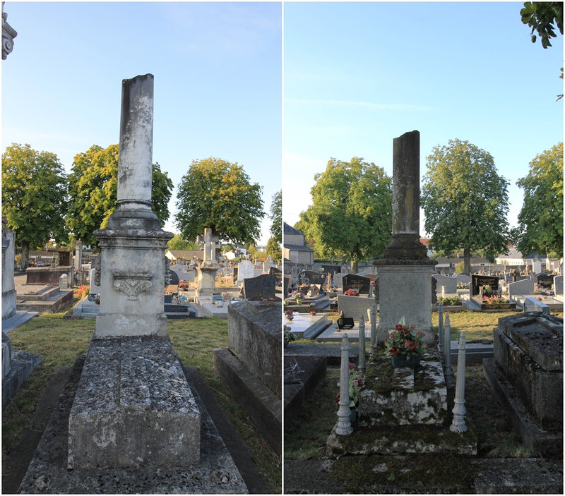 cimetière de Tours colonne tronquée (2)