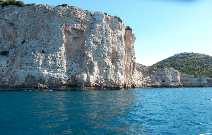 Falaises, Côte ouest de Dugi Otok 150416
