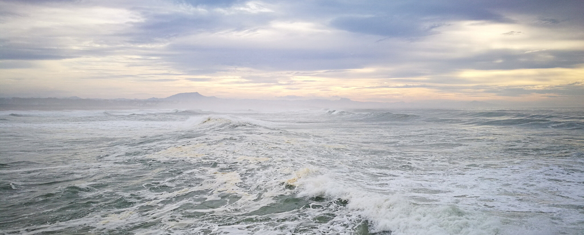 Anglet, La Barre, océan et Rhune, février 19 (64)
