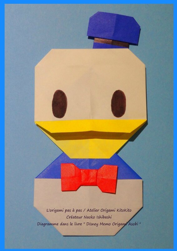 Atelier Origami KitoKito Donald Duck -MemoOrigami-