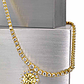 A <b>fancy</b> colored <b>diamond</b> and <b>diamond</b> pendant necklace