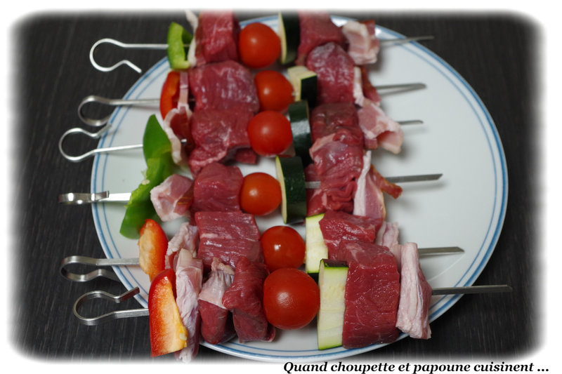 brochettes de boeuf au CookAll-7738