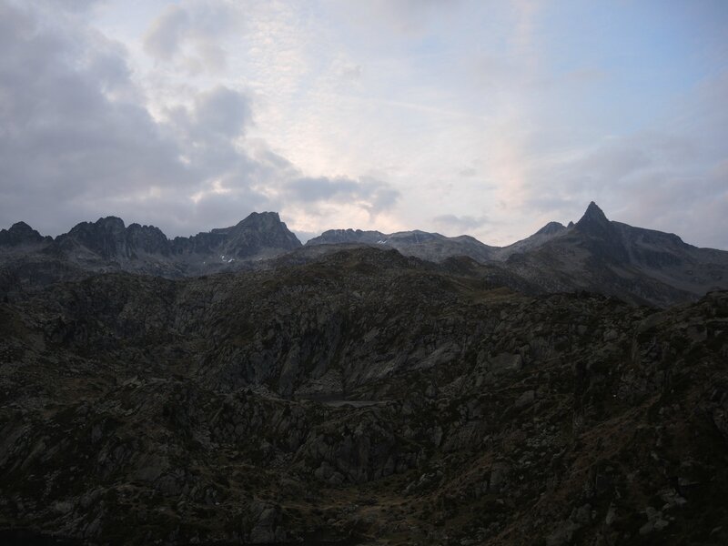 Refuge de la Glère, matin, lever du jour (65)