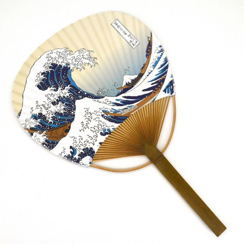 eventail-japonais-non-pliant-uchiwa-hokusai-namifuji