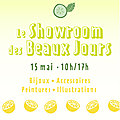 le 15 Mai, le Showroom des Beaux Jours se passera à Montigny le Bretonneux !