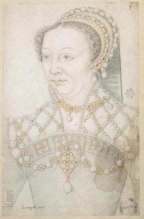 Catherine de Médicis, dessin de seconde main (CNAM)