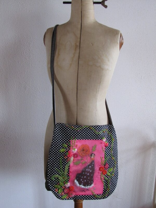sac brodé de Gaëlle Boissonnard