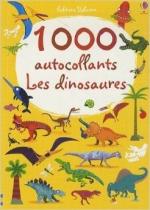 1000 autocollants Les dinosaures couv