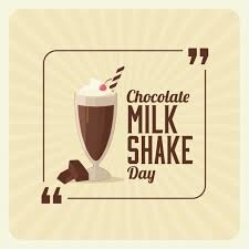 Journée Du Milk-shake Au Chocolat | Vecteur Premium