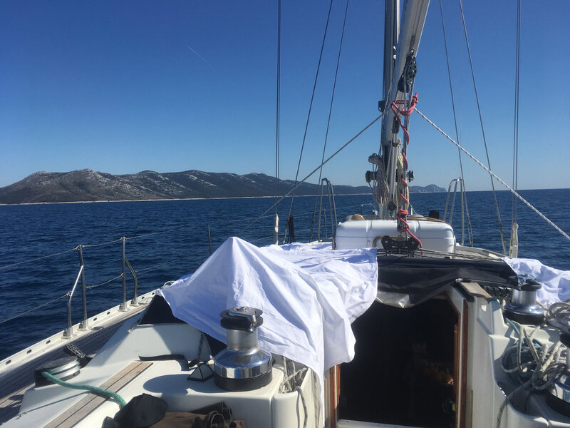 La côte sud-ouest de Dugi Otok, de Vela Luka au sud de l’île, lundi 16 mars 2020