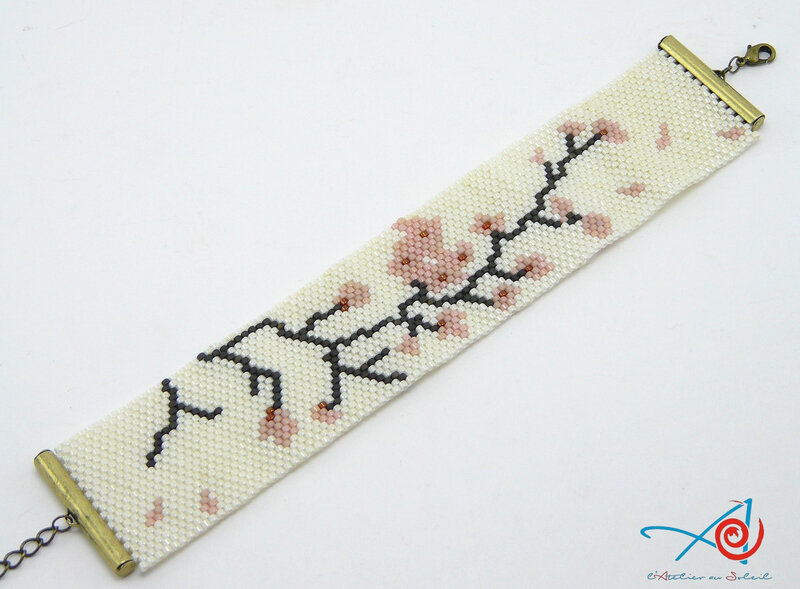 Bracelet Cherry Blossom 2 L'Atelier au soleil