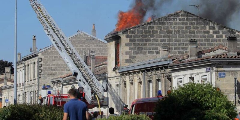 maison en feu bordeaux