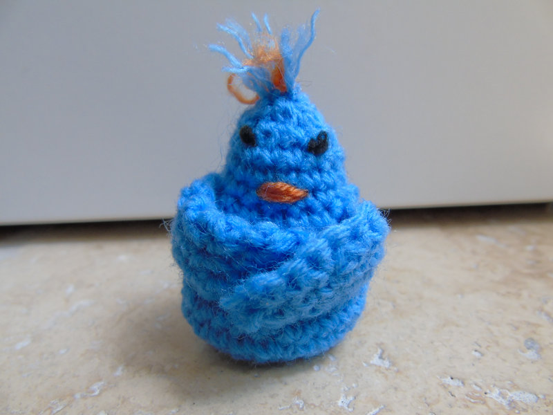 Twitter au crochet oiseau au crochet